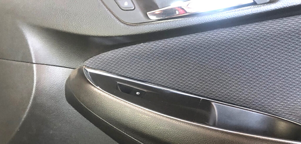 door inside after door handles and fabric clean after interior detailing